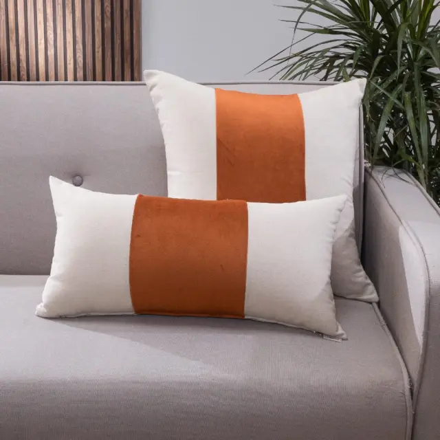 Μαξιλαροθήκη Linus 05 TEORAN 30x60cm με γέμιση