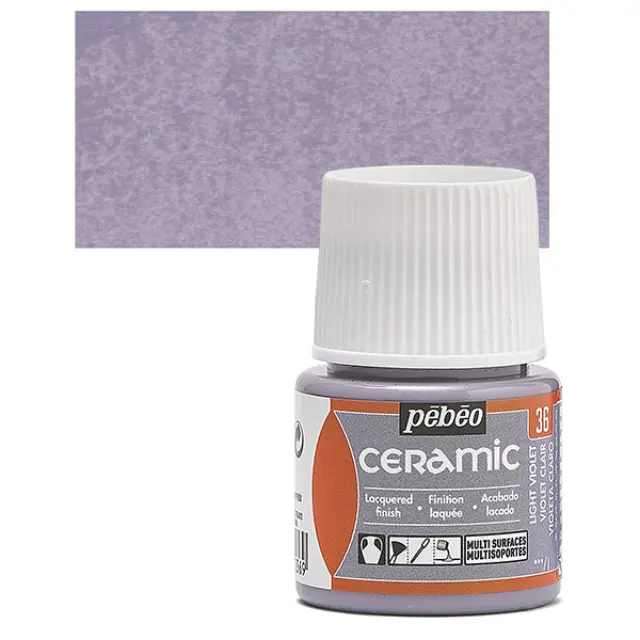 Pebeo Ceramic Καλυπτικό Σμάλτο - 36 Light Violet - 45ml