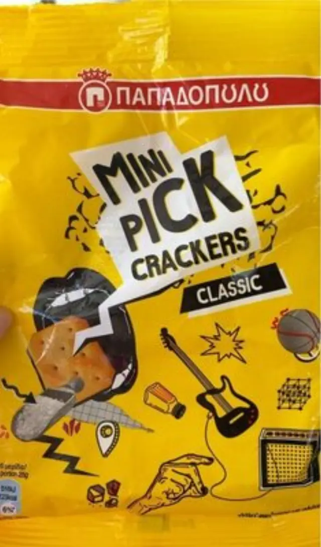 Παπαδοπούλου Mini Pick Crackers Classic 90 gr
