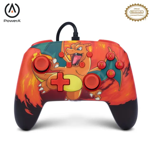 PowerA Enhanced Wired Controller - Nintendo Switch - Charizard Vortex - Nintendo Switch