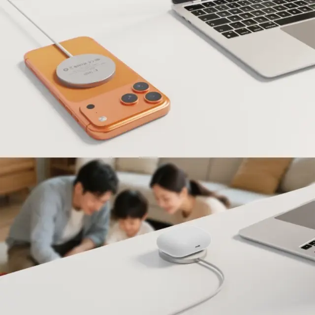 Tech-protect A50 Magnetic Magsafe Wireless Charger 25w Qi2.2 White 3