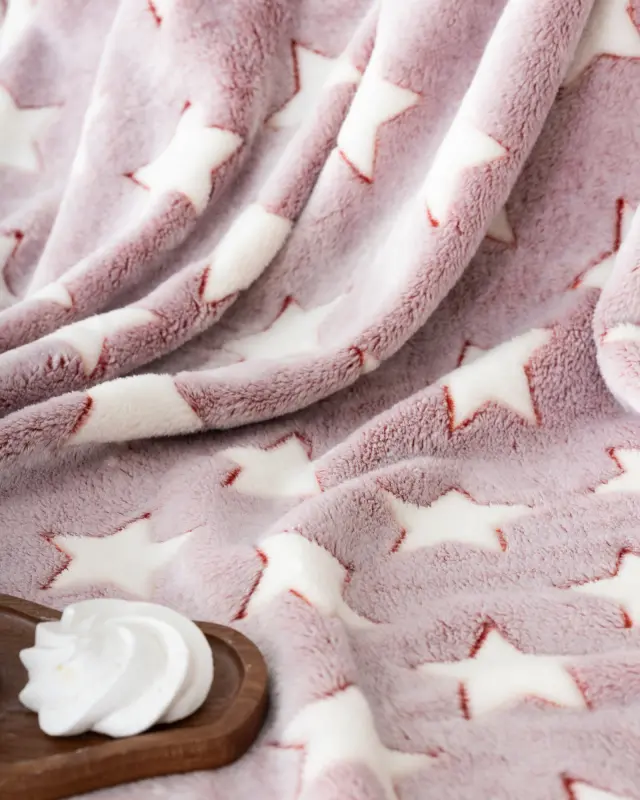 Nima Home Κουβέρτα 130x170 - Merry Blanket Κόκκινο 3