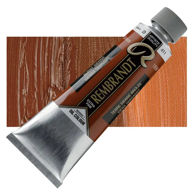 Λάδι Talens Rembrandt - 411 Burnt Sienna - 150ml