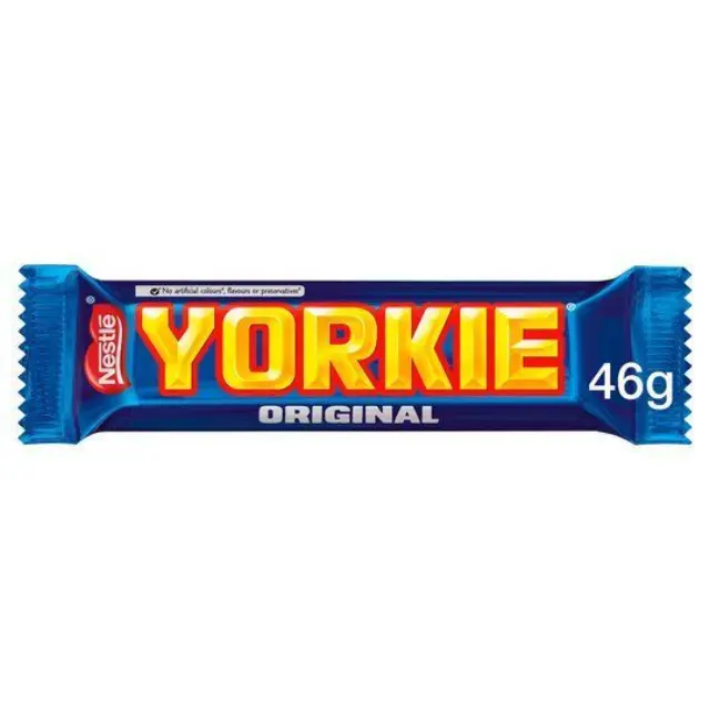 Nestle Yorkie Original Chocolate Bar 46gr (ΠΡΟΣΟΧΗ! Λιώνει!)