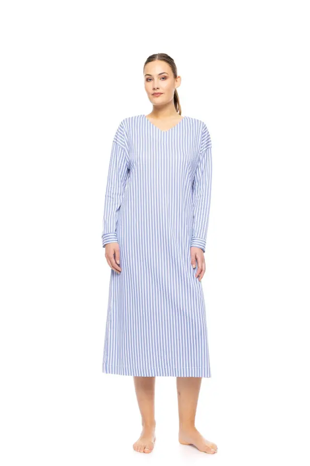 W1742 - Type - NIGHTGOWN CALMING STRIPES