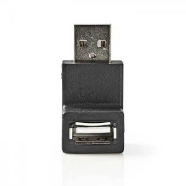 Αντάπτορας USB High-Speed A αρσ. - USB A θηλ., σε γωνία 270°. 2