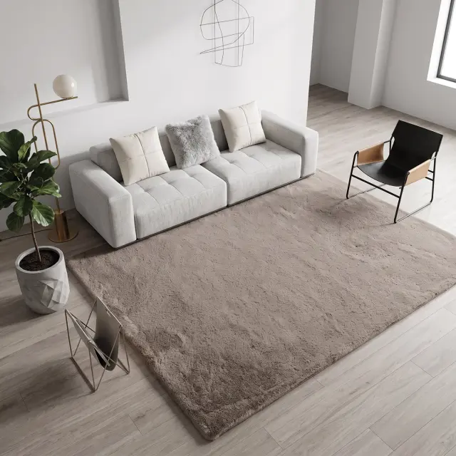 Beauty Home Σετ Κρεβ/ρας 3τμχ Rabbit Art 9642 Μόκα