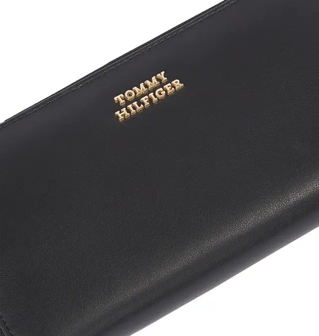 Πορτοφόλι TOMMY HILFIGER TH Leather Zip Around 17498 Μαύρο 2