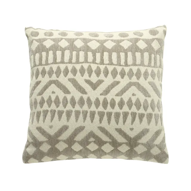 Διακοσμητικό Μαξιλάρι 40x40 Με Γέμιση Das Home 0276 Taupe-Cream 100% Chenille