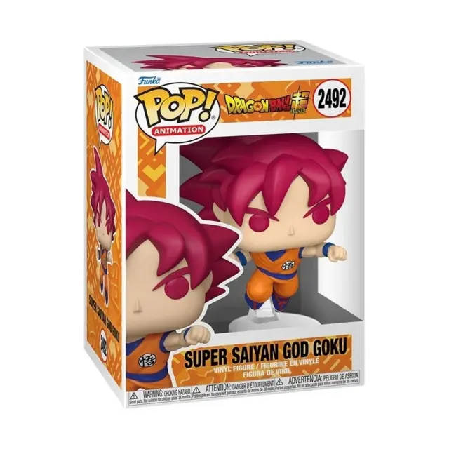 Φιγούρα Funko Pop! Animation: Dragon Ball Z Super - Super Saiyan God Goku #2492 Vinyl Figure 2