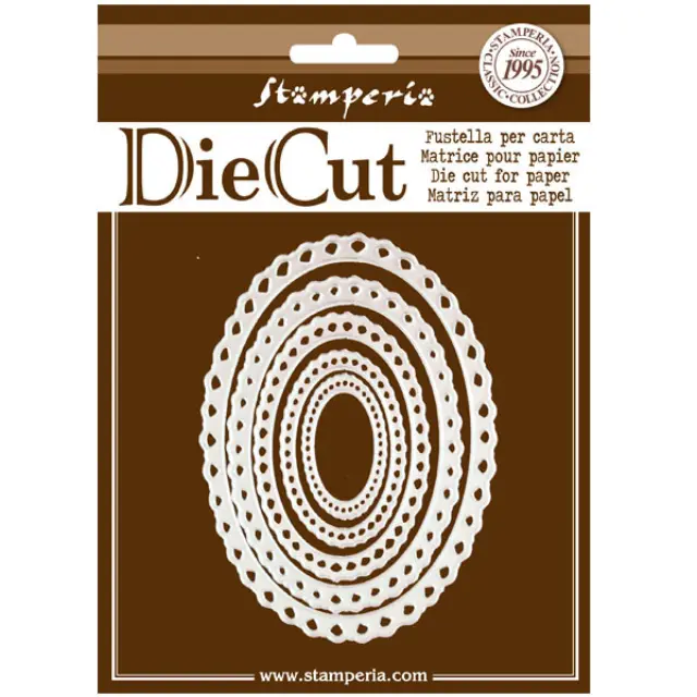 Stamperia Μήτρα Die Cut - Οβάλ Κορνίζες - 5 Μεγέθη ~4-11cm