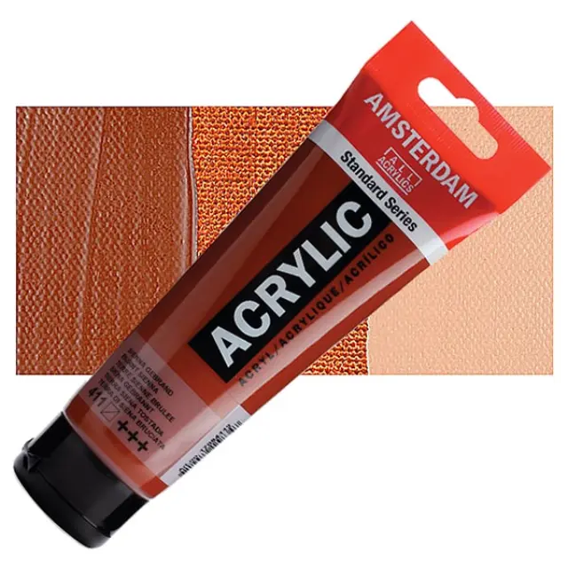 Ακρυλικό Talens Amsterdam 411 Burnt Sienna - 120ml