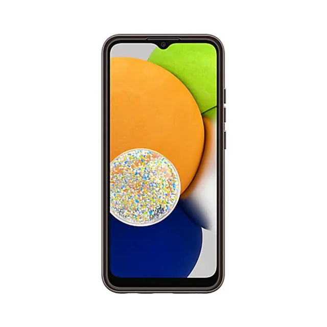Θήκη Σιλικόνης Samsung EF-QA036 Soft Clear Cover Για Samsung Galaxy A03 Μαύρη Διάφανη 2