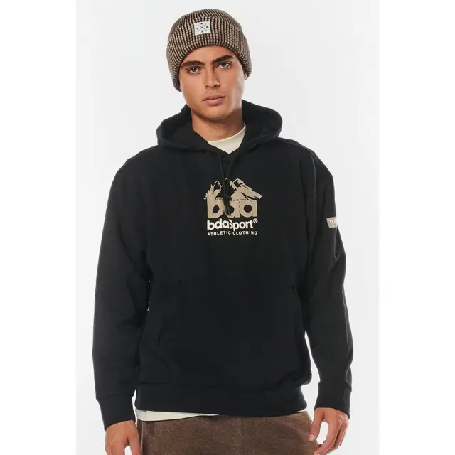 Body Action Loose Fit Sweatshirt (063217-01-Black) - Μαύρο