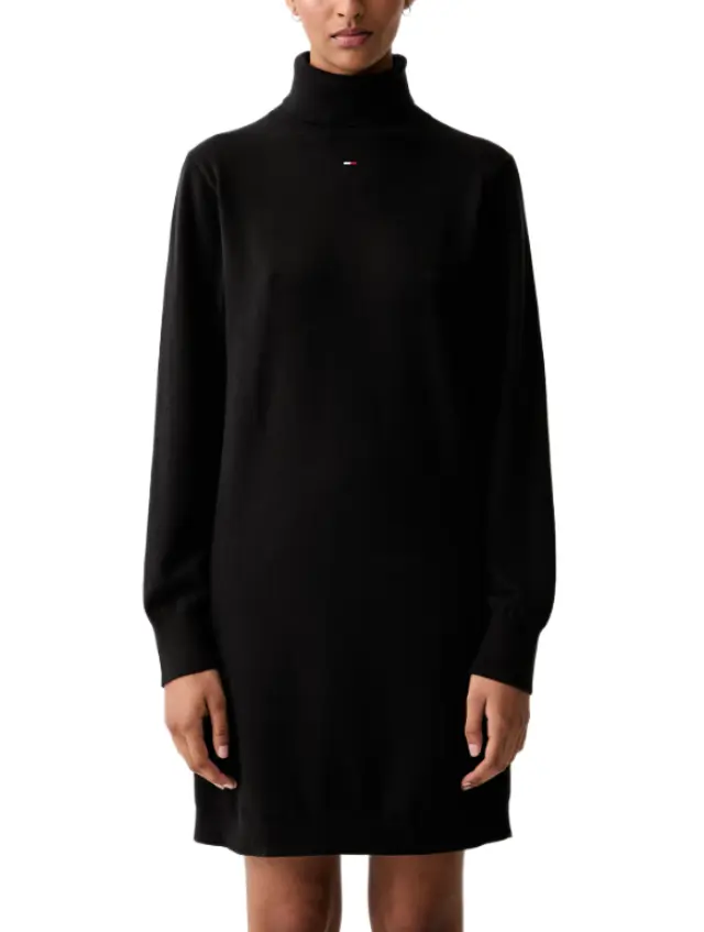 Tommy Hilfiger γυναικείο πλεκτό φόρεμα ζιβάγκο DW0DW23460-1
