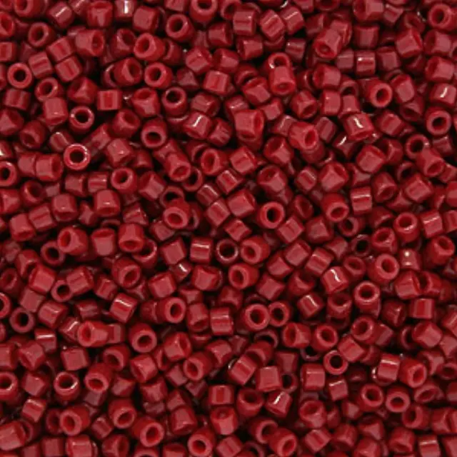 Χάντρα Miyuki Delica 11/0 - DB0654 - Opaque Dark Red ~7gr