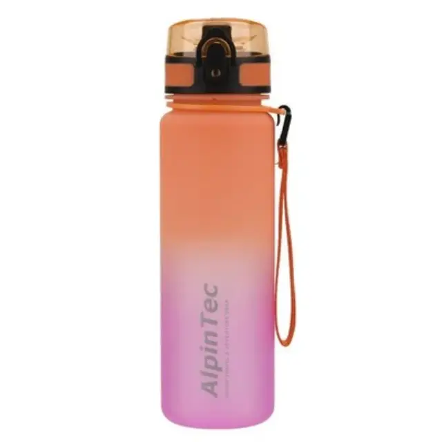 AlpinPro Mood Πλαστικό Παγούρι 500ml Πορτοκαλί/Μωβ
