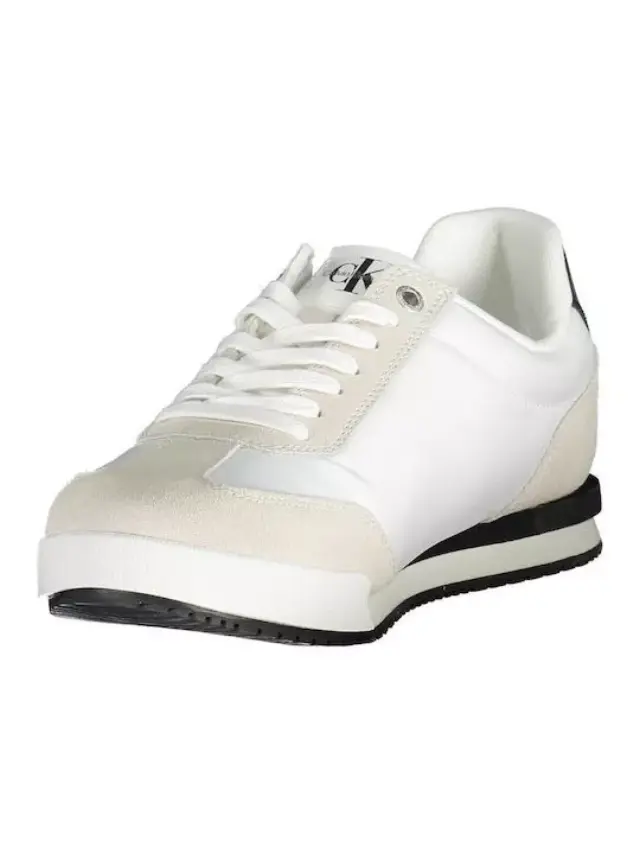 Calvin Klein - Ανδρικά Sneakers Low Profile Mono Essential YM0YM00686-0K4 Λευκό - 44 3