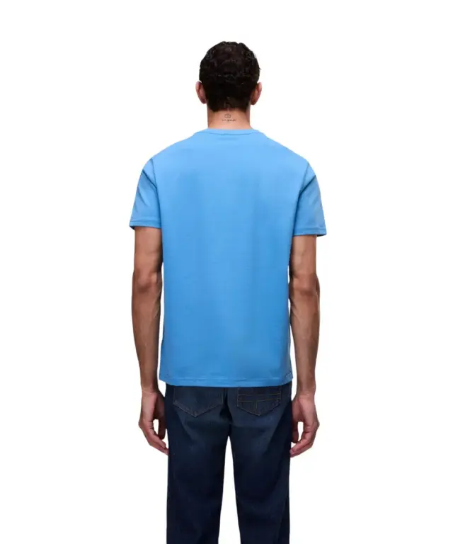 Napapijri - Ανδρικό T-shirt Salis Ss Sum Regular Fit NP0A4H8D-B9A Μπλε Ουρανού - S 2