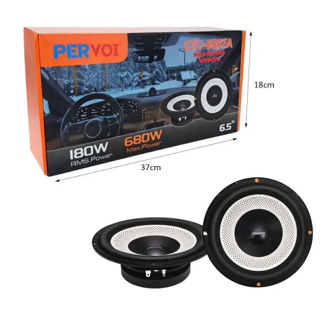Pervoi Ηχεία Αυτοκινήτου 6.5" 180W CTC-6567A - Car Speakers 6.5" 180W 014502 2