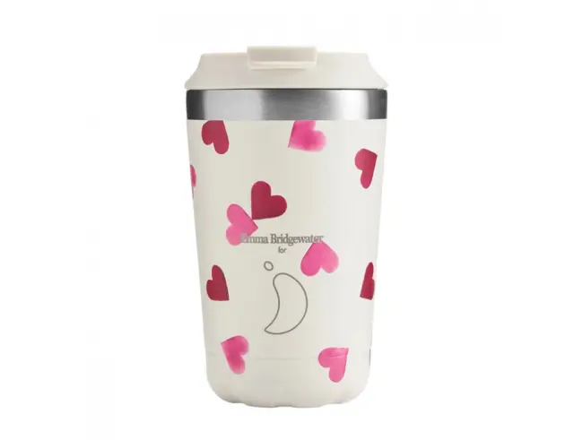 Ποτήρι Θερμός Original Emma Bridgewater Chilly's με χωρητικότητα 340ml και διατήρηση θερμοκρασίας 6h ζεστό - Hearts22770