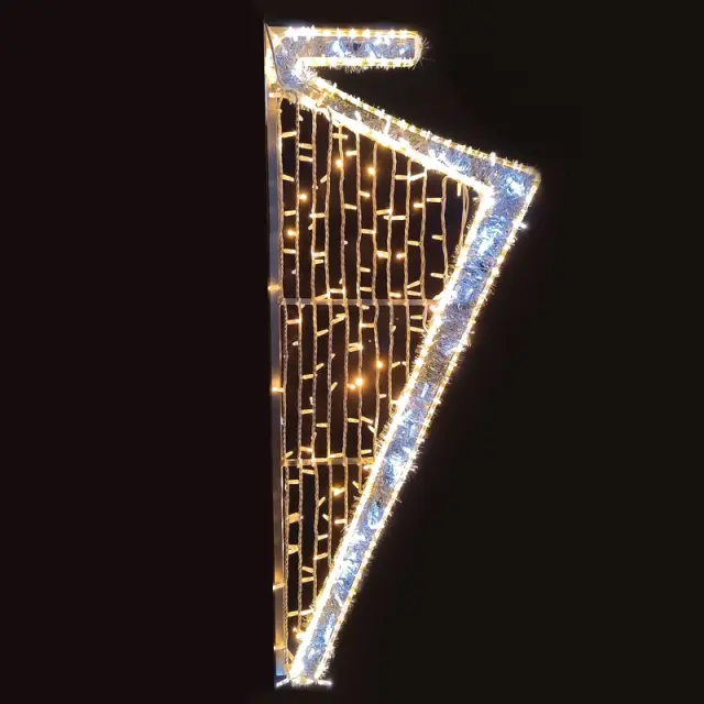 ΕΠΙΣΤΗΛΟ ΔΙΑΚΟΣΜΗΤΙΚΟ ΑΡΠΑ 360 LED ΜΟΝΟΚΑΝΑΛΟ 6.4m & LED 9.6m ΛΑΜΠΑΚΙΑ ΣΕ ΣΕΙΡΑ ΘΕΡΜΟ & ΨΥΧΡΟ ΛΕΥΚΟ ΣΤΑΘΕΡΑ ΜΕ 1.5m ΚΑΛΩΔΙΟ IP65 1500x60mm / X1736012115