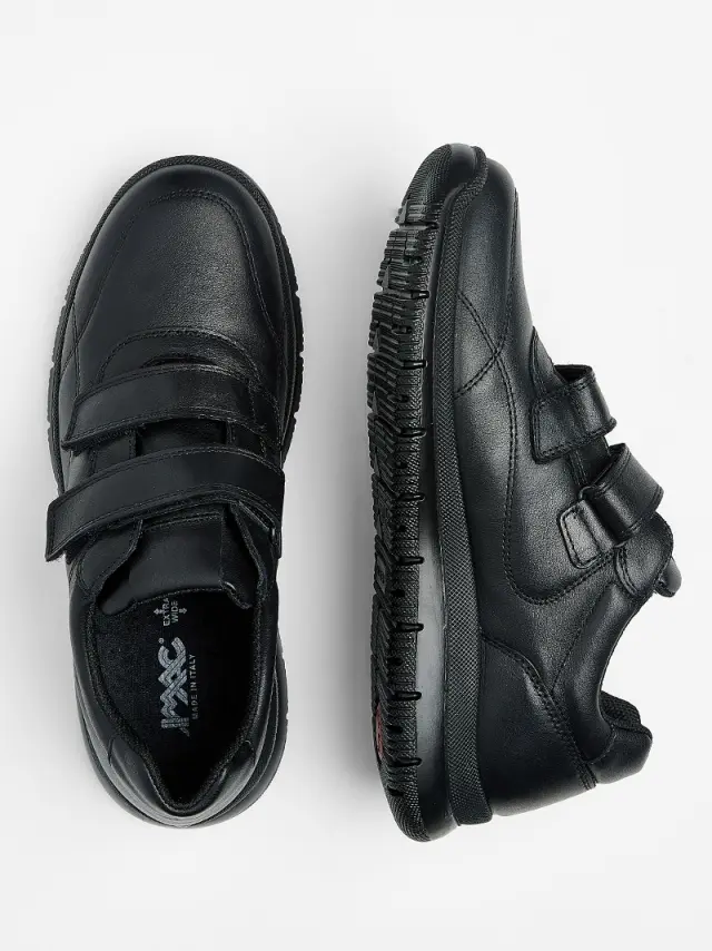 Imac Sneakers Ανδρικό δέρμα Μαύρο IMA/852551 NERO 3