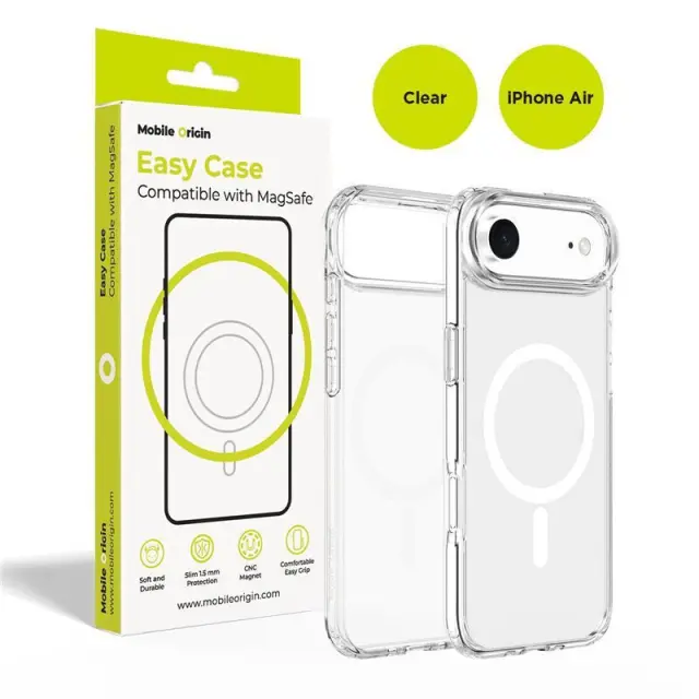 Mobile Origin Hybrid MagSafe Case, clear - iPhone Air