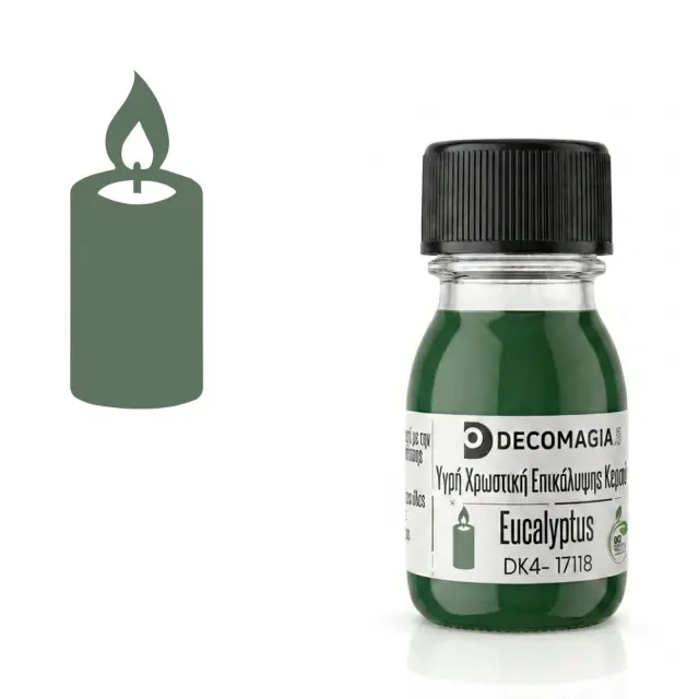 Υγρή Χρωστική Επικάλυψης Κεριού, Eucalyptus, 30 ml