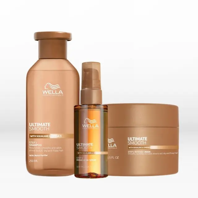 Wella Professionals Ultimate Smooth Limited Edition (Shampoo 250ml, Mask 150ml, Serum 30ml) 3