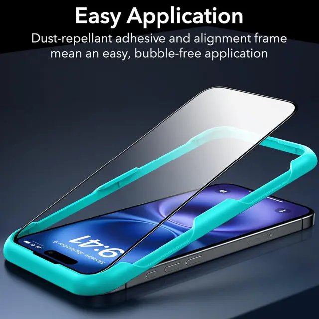 Esr Tempered Glass 2-pack Iphone 15 / 16 Black 2