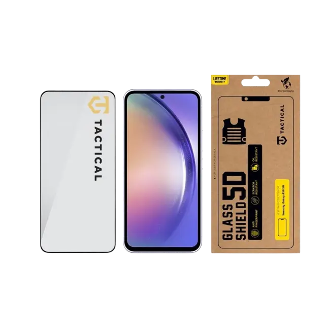 Tactical Glass Shield 5D for Samsung Galaxy A36/A56 Black 3