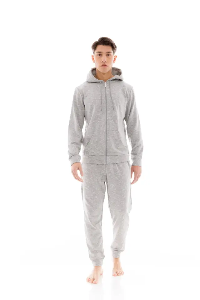 W-M615 - Grey - TRUCKSUIT ZIPPER GREY