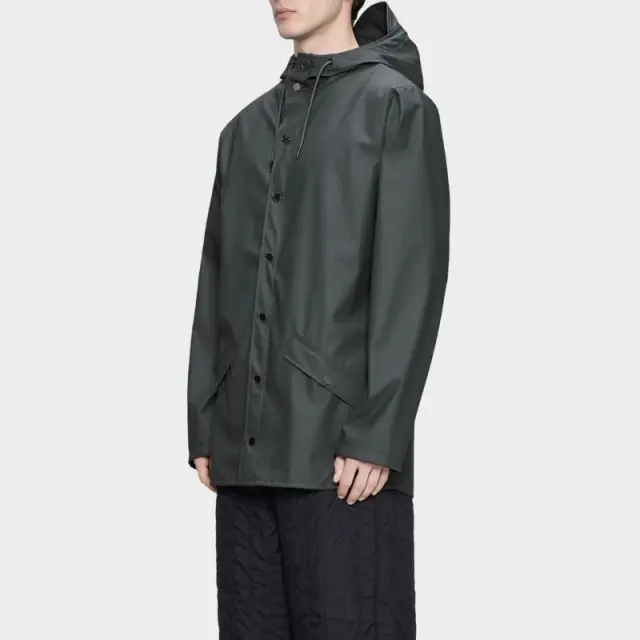 Μπουφάν Rains 12010-153 Dark Grey Γκρι - M 3