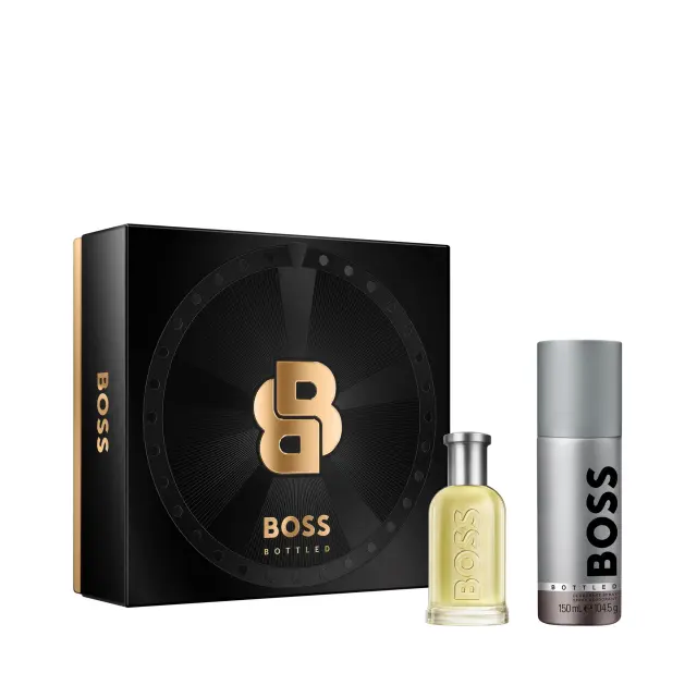 Boss Bottled Ανδρικό Αρωματικό Σετ: Eau De Toilette 50ml & Deodorant Spray 150ml