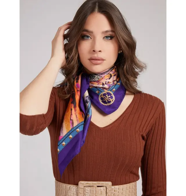 Φουλάρι GUESS Foulard AW8661SIL90 Μωβ 2