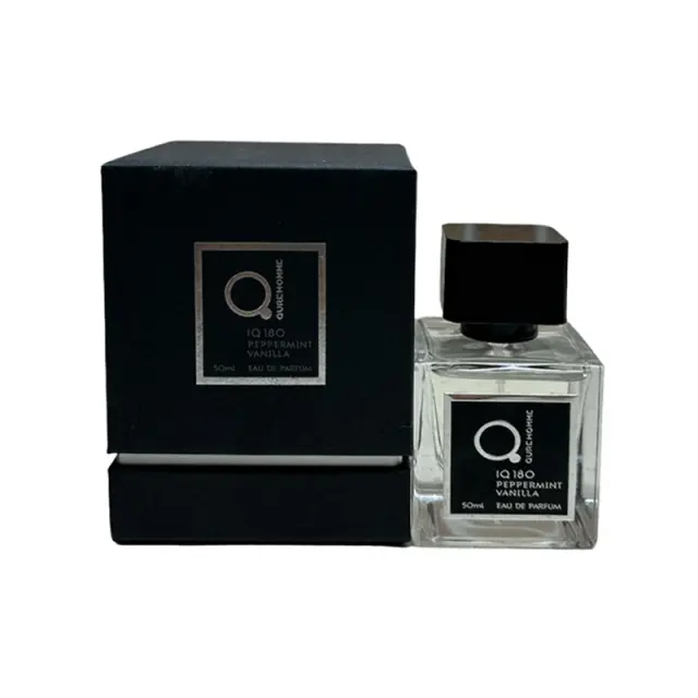 Qure Homme Eau de Parfum Peppermint Vanilla 50ml & Κόκκινο Τσαντάκι (Νεσεσέρ) Qure 2