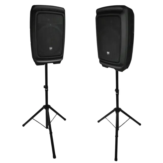 DNA BOX2 speaker tripod stand black iron loudspeaker base safety pin up to 30 kg 2
