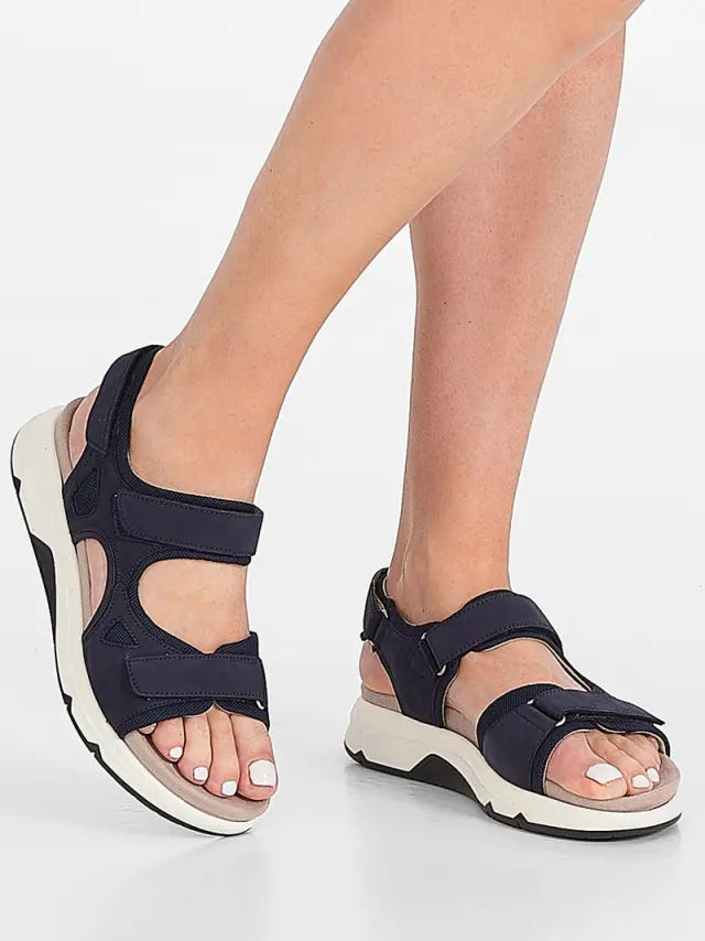 Gabor Πέδιλα Γυναικείο δέρμα Nubuck Μπλέ GAB/86889 36-BLUE 2