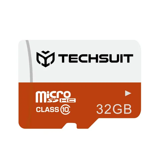 Κάρτα Μνήμης Techsuit High Speed SDHC 32GB Class 10 με Αντάπτορα Μαύρη 3
