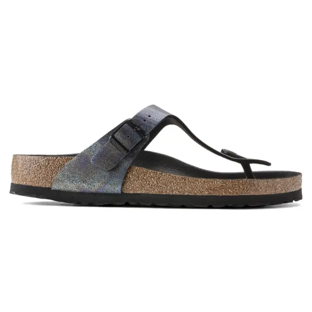 Birkenstock Σαγιονάρες Γυναικείο Microfiber Μαύρο BIR/GIZEH VEGAN 1021232 BLACK - 36