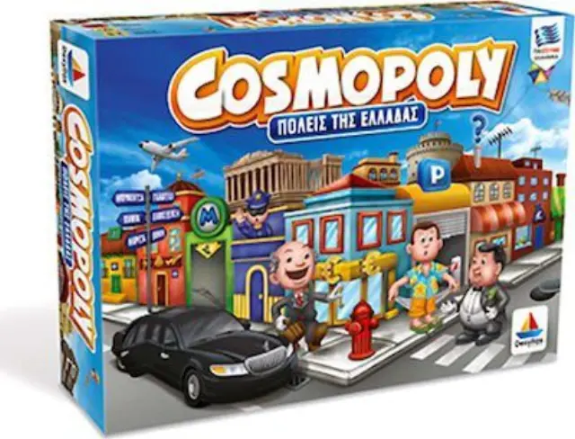 Δεσύλλας® Επιτραπέζιο Παιχνίδι Cosmopoly Πόλεις της Ελλάδας για 2-8 Παίκτες 12+ Ετών