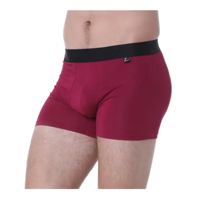 Apple Ανδρικό Boxer Bamboo Eco Friendly, Χρώμα Μπορντό