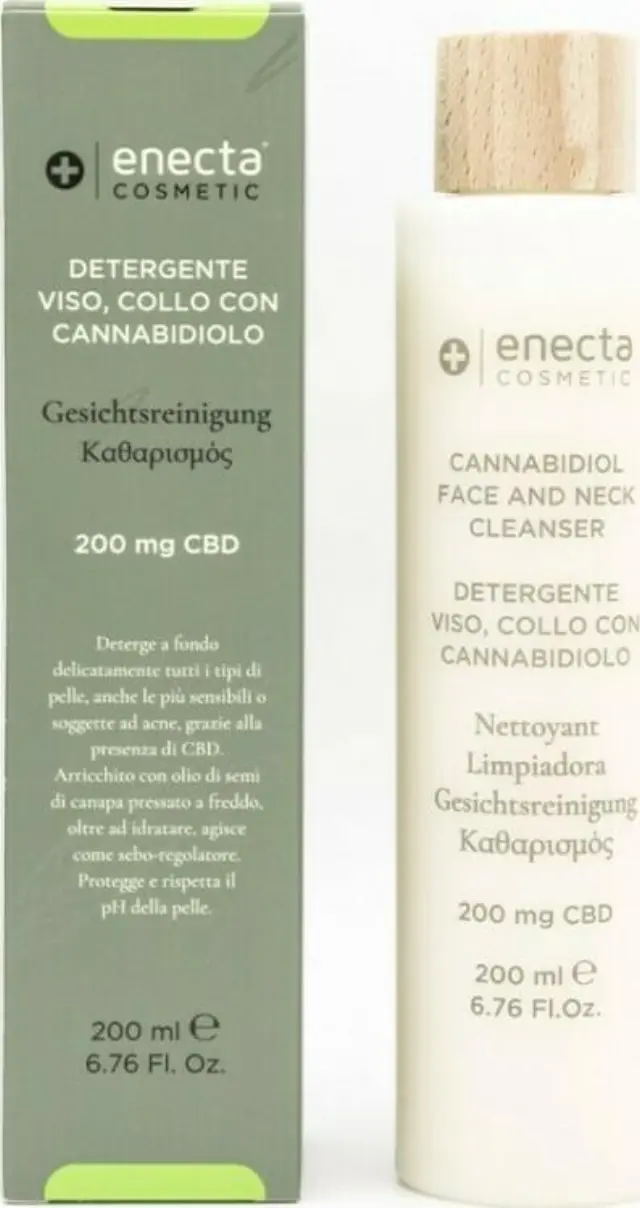 Enecta Καθαριστικό προσώπου με Κανναβιδιόλη CBD 200mg-200ml 2