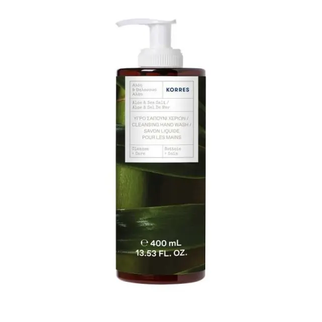 Korres Aloe & Sea Salt Υγρό Σαπούνι Χεριών με Αλόη & Θαλασσινό Αλάτι  400ml