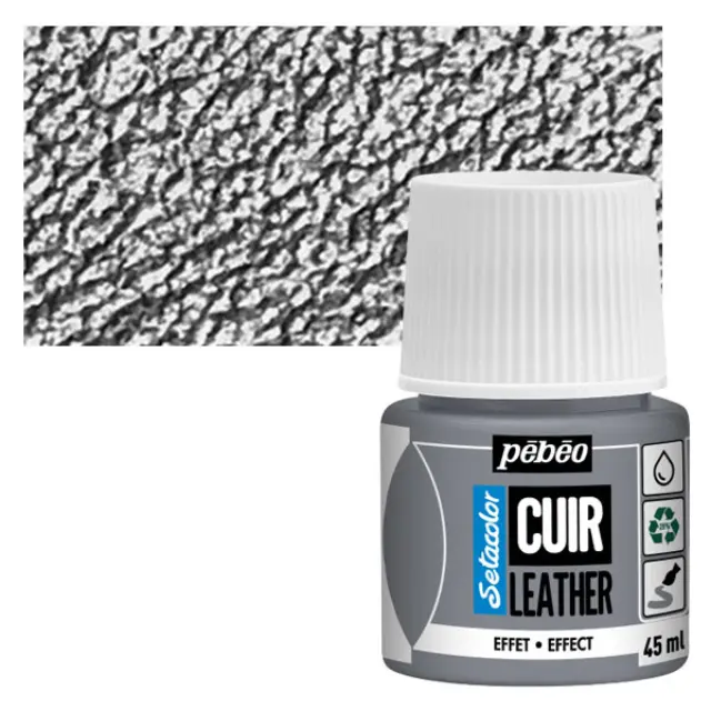 Pebeo Χρώμα Δέρματος Setacolor Leather - 31 Metal Silver - 45ml