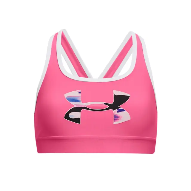 Under Armour Girl's Crossback Graphic Print Bra Ροζ 1373867-640 (Under Armour) - Large