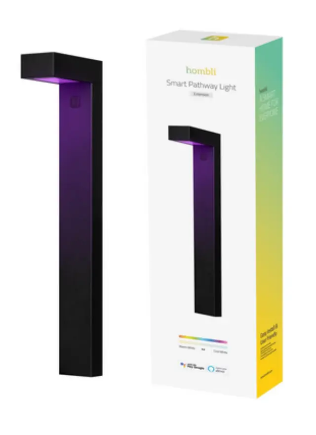 Hombl- Smart Outdoor Pathway Light Black single