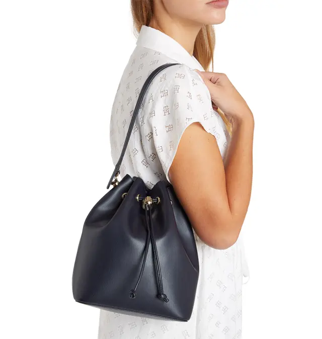 Τσάντα πουγκί TOMMY HILFIGER ΤΗ Iconic 15140 Μπλε 2