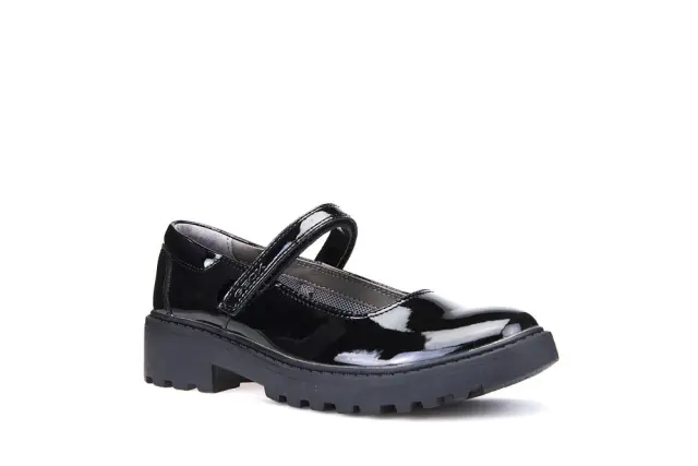 Παιδικά Παπούτσια Geox για Κορίτσια J Casey Girl (Μεγέθη 28-36) ΜΑΥΡΟ 3